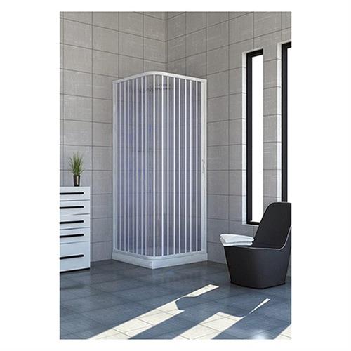 BOX DOCCIA ANGOLO 'KASART' 1 PORTA MONTATO - CM90X90 H185 RI