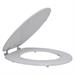 FLUXY SEDILE WC UNIVERSALE 'K2F' BIANCO IN LEGNO MDF LACCATO