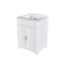 LAVATOIO IN RESINA CM 60X50XH.85 CON 2 ANTE INFERIORI - COL.