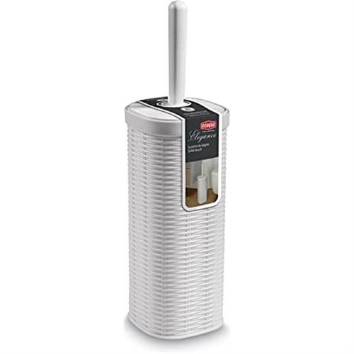 PORTASCOPINO WC 'ELEGANCE' BIANCO PLASTICA CM.11,5X11,5X40