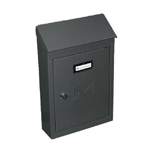 CASSETTA POSTALE 'CT' ANTRACITE CM24X10XH.40 CON SERRATURA C