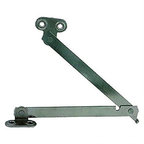 ASTA SNODATA CON FERMO CM 20 DX/SX ACCIAIO NICHELATO 'EXTRA'