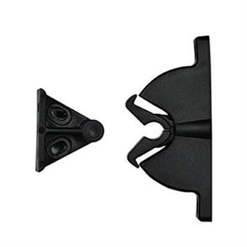 FERMAPORTA A PINZA IN PVC TIPO GRANDE 2 PEZZI