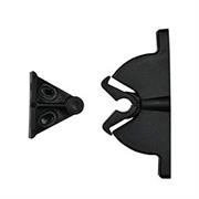 FERMAPORTA A PINZA IN PVC TIPO GRANDE 2 PEZZI