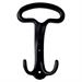APPENDIABITO 'GAUDY' 1 PEZZO NERO '370711-K' IN ZAMA