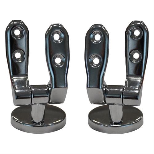 CERNIERA UNIVERSALE PER SEDILE WC MEDIO IN METALLO CROMATO H