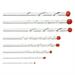 PUNTE PER MURO SERIE 8 PEZZI '60H508-TOP TOOLS'