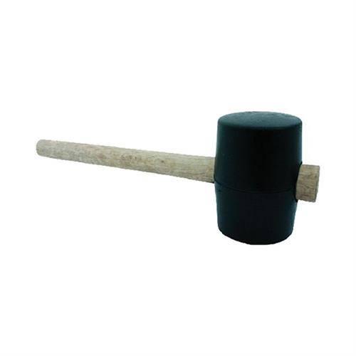 MAZZUOLA CON TESTA GOMMA GR. 380 MANICO LEGNO 'EXTRA'