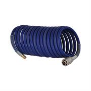 TUBO SPIRALE BLU 8X6 MT5 IN NYLON CON RUBINETTO UNIV. + INNE