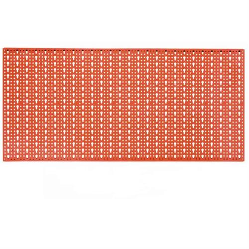 PANNELLO PORTAUTENSILI IN LAMIERA FORATA 50X100 COLORE ROSSO