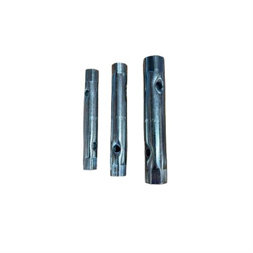 CHIAVE A TUBO CROMATA  8 X 9 ESAGONALE DOPPIA '1039B'