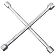 CHIAVE DADI RUOTE AUTO A 'X' RINFORZATA MM 17-19-22 'TOPEX'