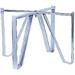 PIEDISTALLO PER BOTTI ALIMENTI ZINCATO D.65 X LT.200/300 H30