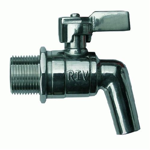RUBINETTO A SFERA 1' INOX CON LEVA