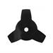 LAMA DECESPUGLIATORE 3 DENTI MM 255 IN ACCIAIO