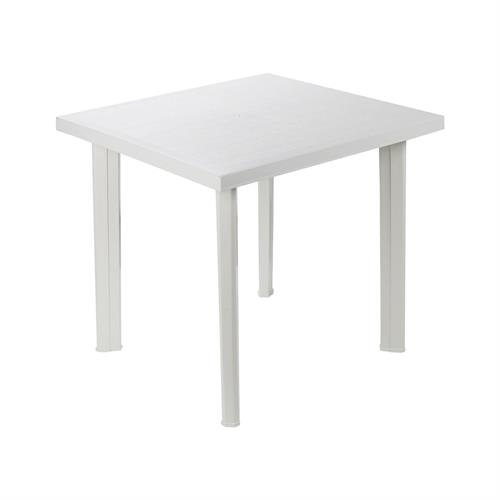 TAVOLO POLIPROPILENE 'FIOCCO' CM80X75 H.72 - BIANCO