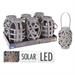 LANTERNA SOLARE PLASTICA H.25CM 1 BATT.AA (NON INCL.) COL. G