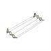 STENDIBIANCHERIA A PARETE MT5 CM.50X100 ACCIAIO PLASTIFICATO
