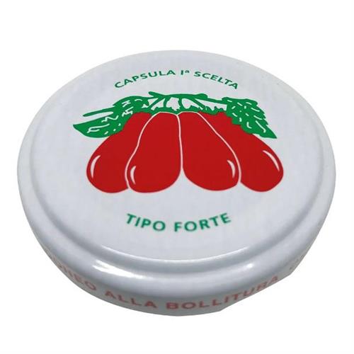 TAPPI PER BOCCACCIO D.63MM (100 PEZZI) - LITOGRAFIA POMODORO