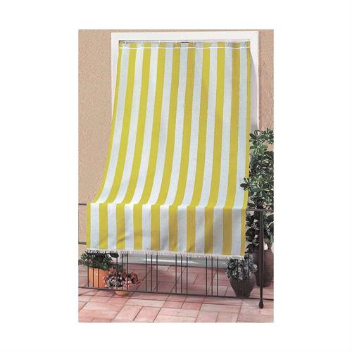 TENDA SOLE PER SORMONTO 140X250CM BIANCO/GIALLO IN COTONE '1