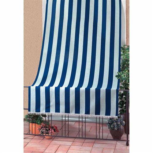 TENDA SOLE PER SORMONTO 140X250CM BIANCO/BLU IN COTONE