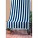 TENDA SOLE PER SORMONTO 140X250CM BIANCO/BLU IN COTONE