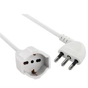 PROLUNGA LINEARE MT.3 - 3X1,5 - 2P+T10/16A BIANCA