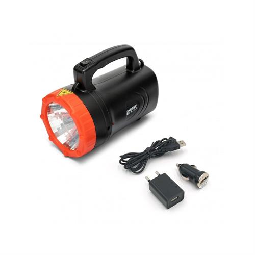PROMO TORCIA RICARICABILE 1 LED 1 W 90 LUMEN - BATT. 4V 1AH
