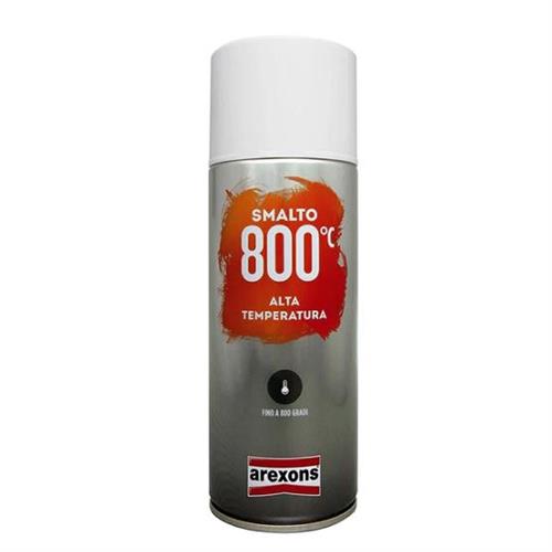 SMALTO SPRAY NERO OPACO ALTA TEMPERATURA AREXONS '3332' 400M