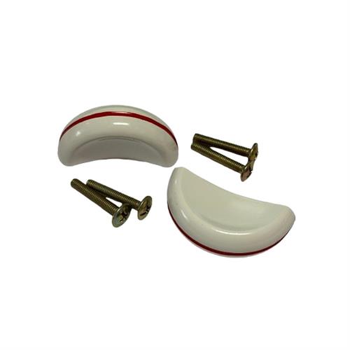 PROMO MITAL 2 MANIGLIE COL. BIANCO/ROSSO MOD.'MA 44'