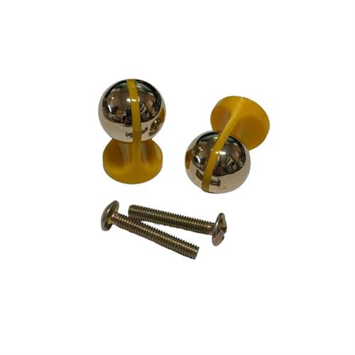 PROMO MITAL 2 POMOLI GIALLO/ORO 20X30MM 'PO18'