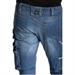 RICA LEWIS PANTALONI JEANS JOB BLU MULTITASCHE UOMO TG.50