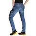 RICA LEWIS PANTALONI JEANS JOB BLU MULTITASCHE UOMO TG.56