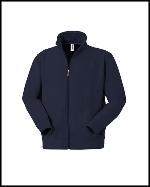 ROSSINI FELPA ENNIS BLU FULL ZIP 50% COTONE 50% POLIESTERE T