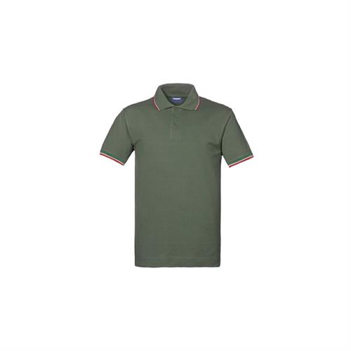 ROSSINI HH146 - POLO SHIRT ITALIA M/M VERDE OLIVA TG.L