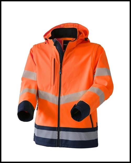 ROSSINI GIUBBOTTO SOFTSHELL HI-VIS HOOK ARANCIO FLUO TG. XL