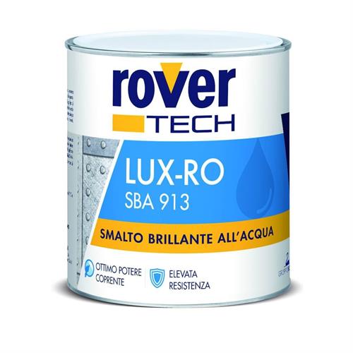 LUX-RO SBA913 SMALTO BRILLANTE ALL'ACQUA BIANCO BASE A 750ML