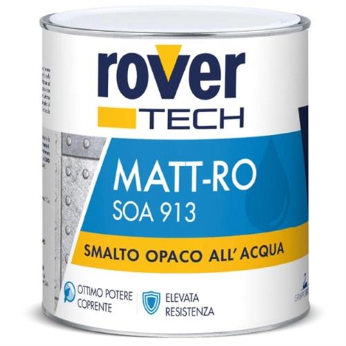 SOA 913 MATT-RO SMALTO OPACO ALL'ACQUA GRIGIO ANTRAC. 750ML
