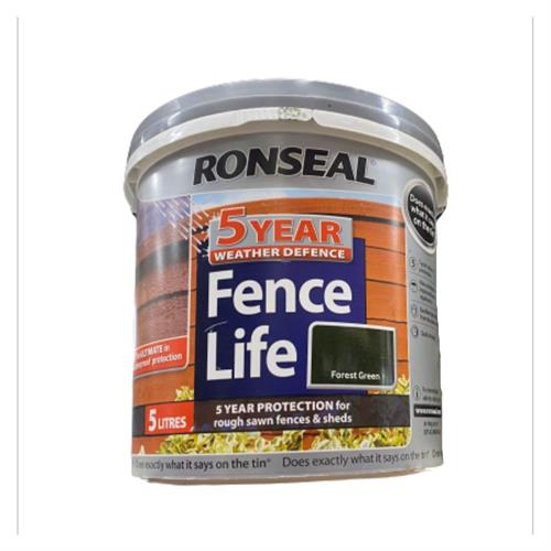 RONSEAL FENCE LIFE VERDE FORESTA LT 5 IMPREGNANTE AD ACQUA