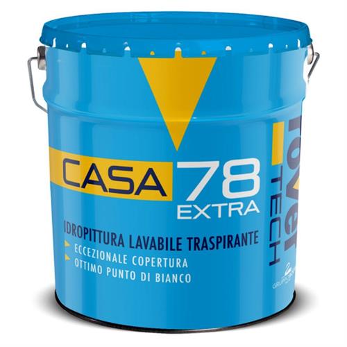 OFFERTA CASA78 IDROPITTURA LAVAB. TRASP. EXTRA BIANCO 14L