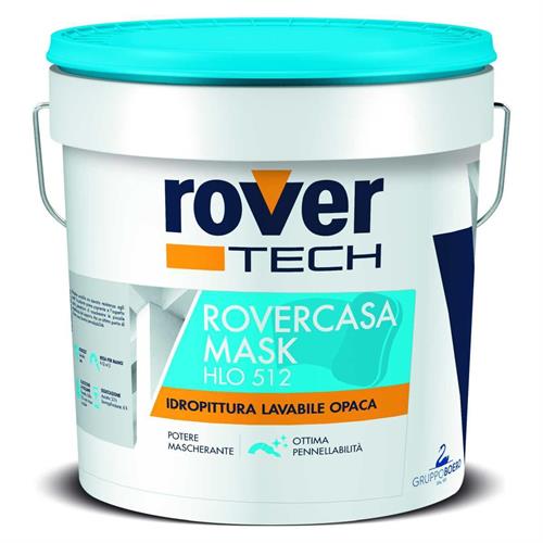 ROVERCASA MASK HLO512 IDROPITTURA LAVABILE OPACA BIANCA 14LT