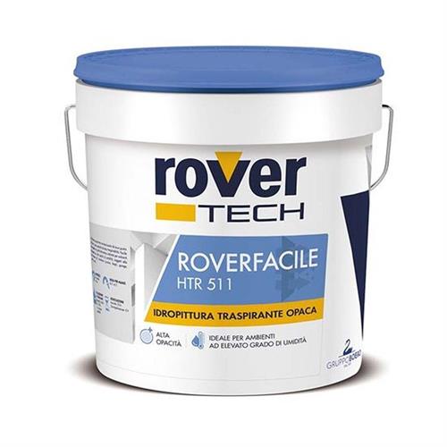 ROVERFACILE HTR 511 IDROPITTURA LAVABILE TRASPIR. BIANCA 5LT