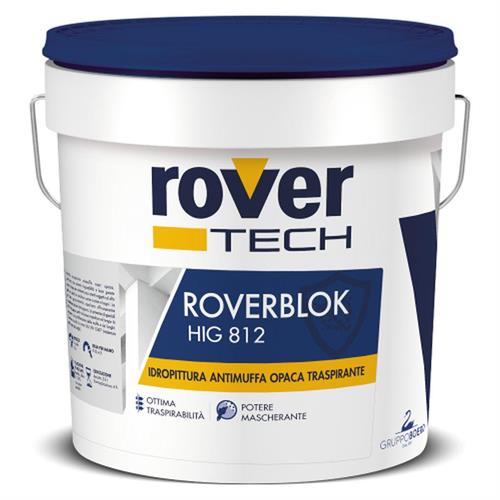 ROVERBLOK HIG 812 IDROPITTURA ANTIMUF. OP. TRASP. BIANCA 14L