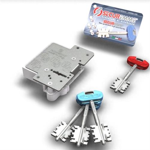 CUORE DI RICAMBIO SECURMAP SINISTRO 1+3 CHIAVI 0CC4 85MM