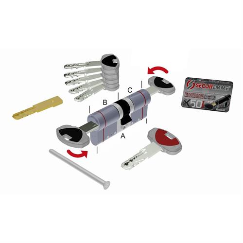 CILINDRO CROMO SAT EVO K50 TOP MOD. FRIZ. 31-56 C. 0K50 1B13