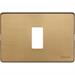 TICINO 503/1/BR - PLACCA MAGIC BRONZO 1 POSTO