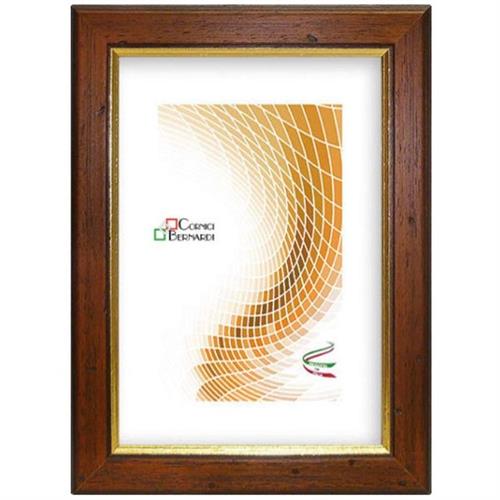 CORNICE PER QUADRI ARTE POVERA NOCE IN VETRO 21X29,7CM (A4)