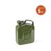 TANICA IN ACCIAIO LAMINATO 5 L - VERDELOOK