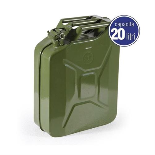 TANICA IN ACCIAIO LAMINATO 20 L - VERDELOOK