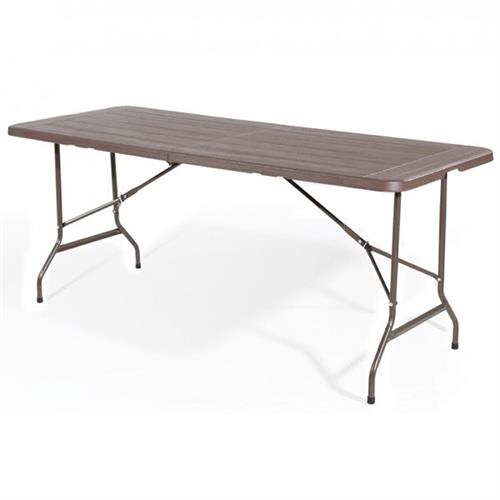 VERDELOOK - TAVOLO BIRRERIA MARRONE 180X70X74CM